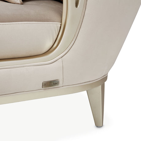 Villa Cherie Hazelnut Chaise from Michael Amini - Luna Furniture