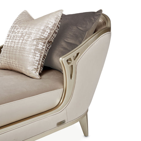 Villa Cherie Hazelnut Chaise from Michael Amini - Luna Furniture