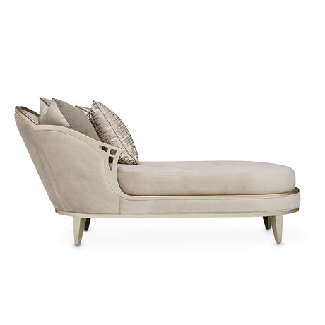 Villa Cherie Hazelnut Chaise from Michael Amini - Luna Furniture
