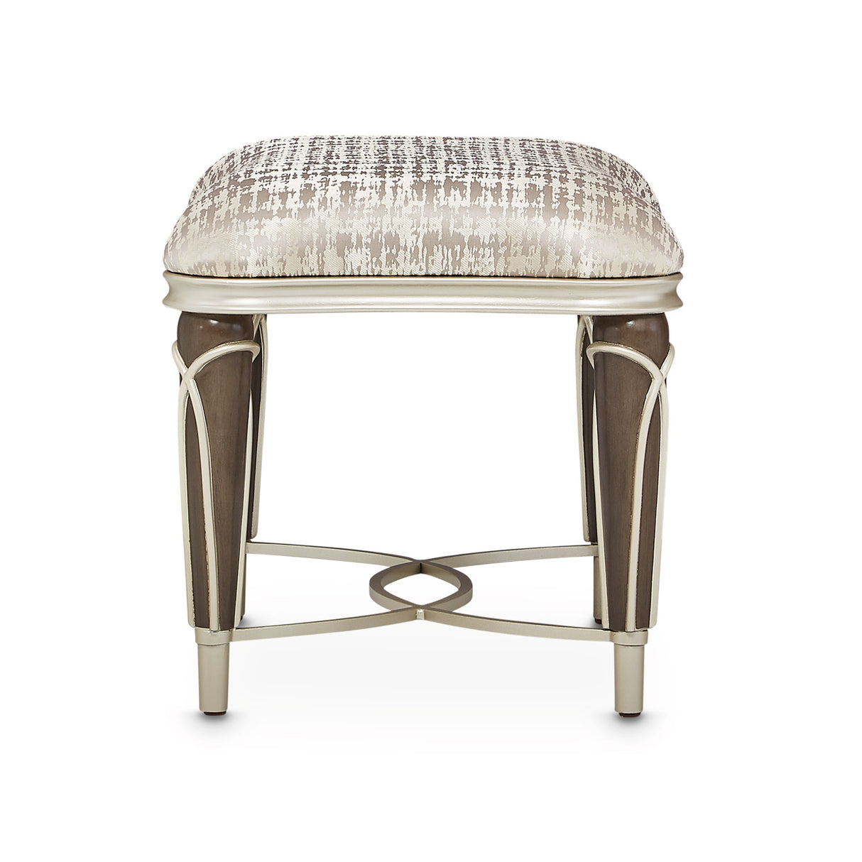 Villa Cherie Hazelnut Ottoman from Michael Amini - Luna Furniture