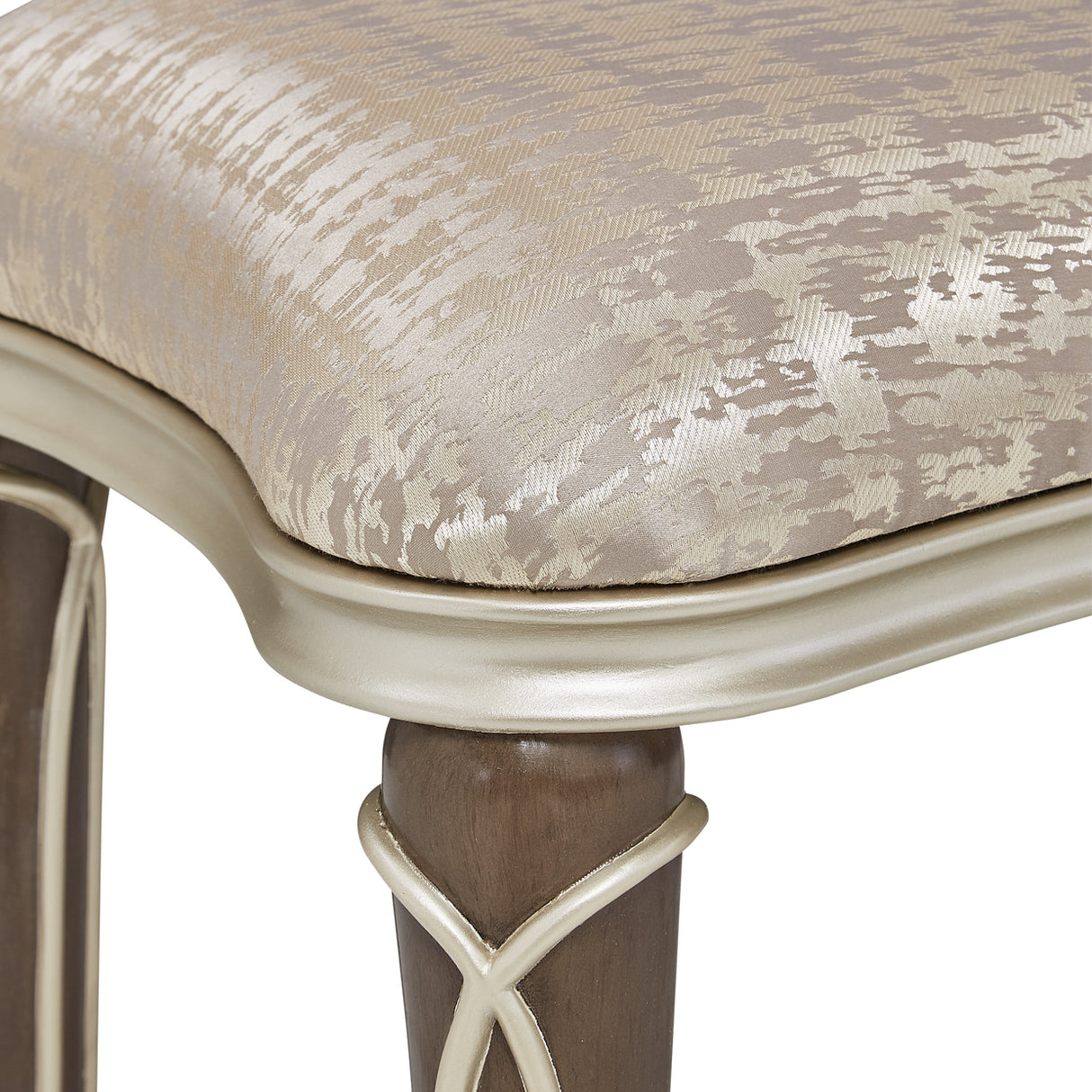 Villa Cherie Hazelnut Ottoman from Michael Amini - Luna Furniture
