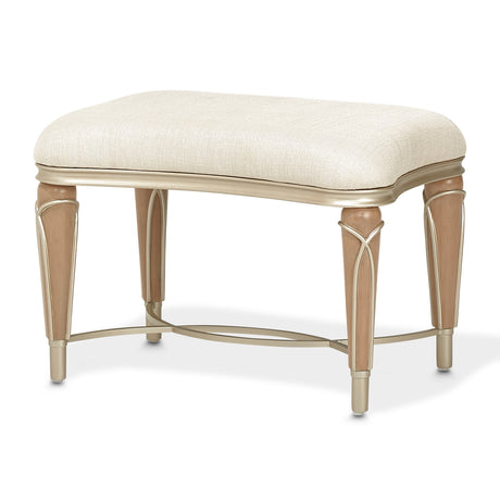 Villa Cherie Caramel Ottoman from Michael Amini - Luna Furniture