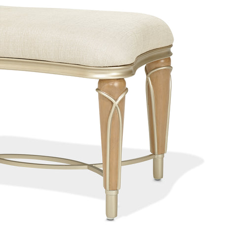 Villa Cherie Caramel Ottoman from Michael Amini - Luna Furniture