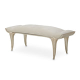 Villa Cherie Caramel Bed Bench from Michael Amini - Luna Furniture
