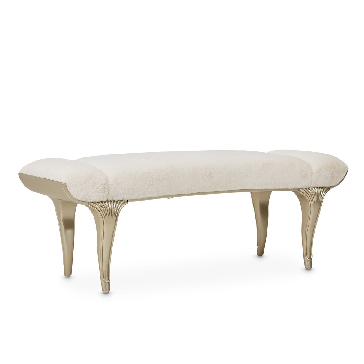 Villa Cherie Hazelnut Bed Bench from Michael Amini - Luna Furniture