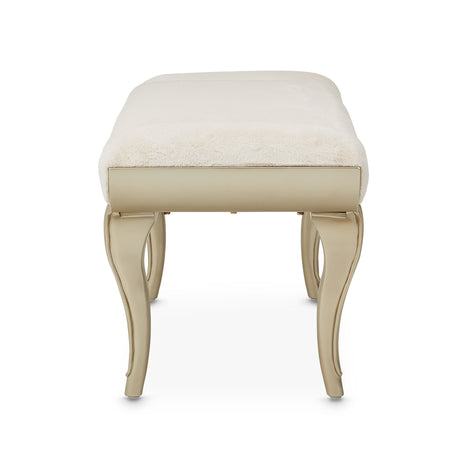 Villa Cherie Hazelnut Bed Bench from Michael Amini - Luna Furniture
