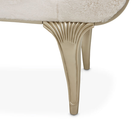 Villa Cherie Hazelnut Bed Bench from Michael Amini - Luna Furniture