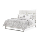 State St. Eastern King Short Metal Panel Bed (3 Pc) from Michael Amini - Luna Furniture
