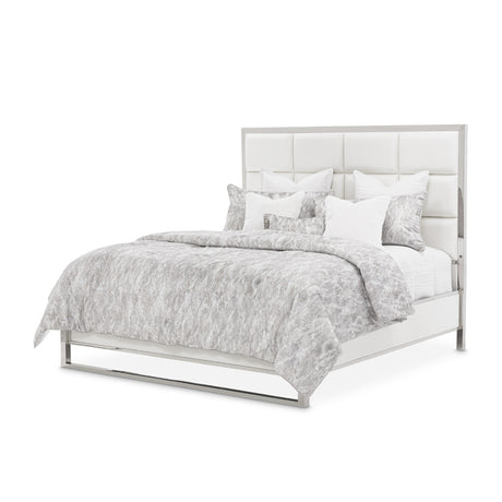 State St. Eastern King Short Metal Panel Bed (3 Pc) from Michael Amini - Luna Furniture