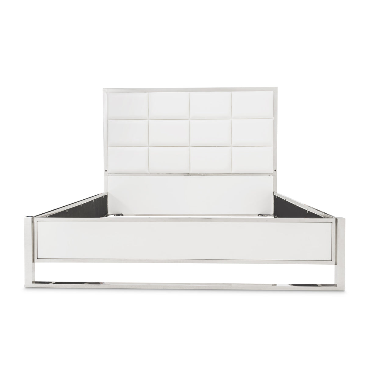State St. Eastern King Short Metal Panel Bed (3 Pc) from Michael Amini - Luna Furniture