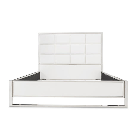 State St. Eastern King Short Metal Panel Bed (3 Pc) from Michael Amini - Luna Furniture