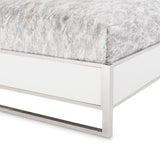 State St. Eastern King Short Metal Panel Bed (3 Pc) from Michael Amini - Luna Furniture