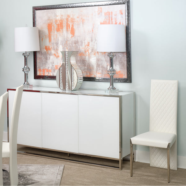 State St. Short Side Chair (vinyl Back)