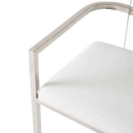 State St. Arm Chair (acrylic Back) from Michael Amini - Luna Furniture