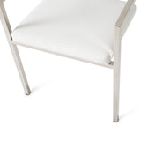 State St. Arm Chair (acrylic Back) from Michael Amini - Luna Furniture