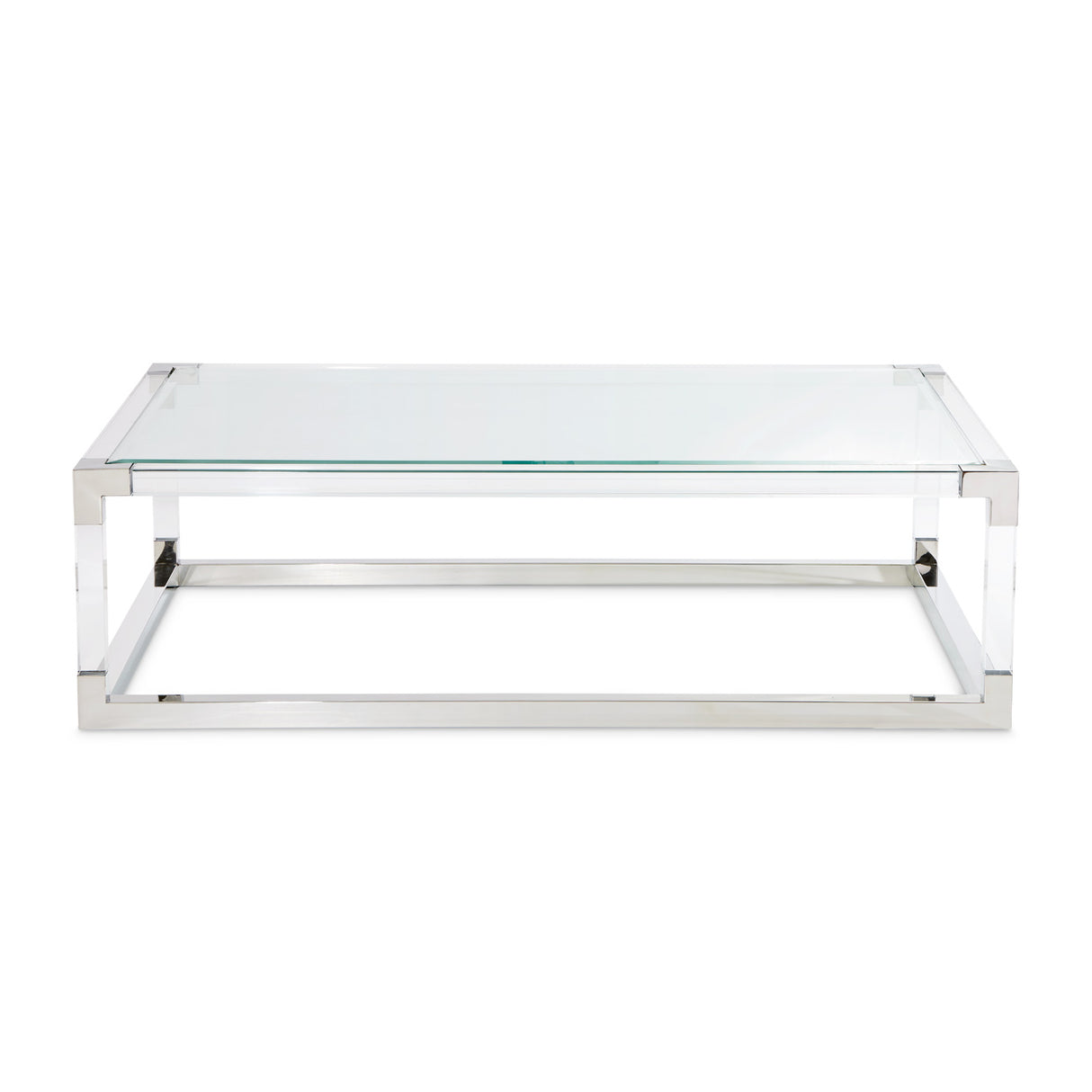 State St. Rectangular Cocktail Table with Acrylic Legs