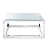 State St. Rectangular Cocktail Table with Acrylic Legs