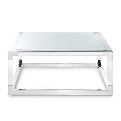 State St. Rectangular Cocktail Table with Acrylic Legs from Michael Amini - Luna Furniture