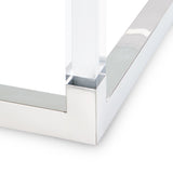 State St. Rectangular Cocktail Table with Acrylic Legs