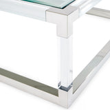 State St. Rectangular Cocktail Table with Acrylic Legs