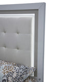 Sky Tower Cloud White Queen Bed from Michael Amini - Luna Furniture