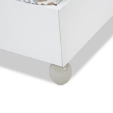 Sky Tower Cloud White Cal. King Bed from Michael Amini - Luna Furniture