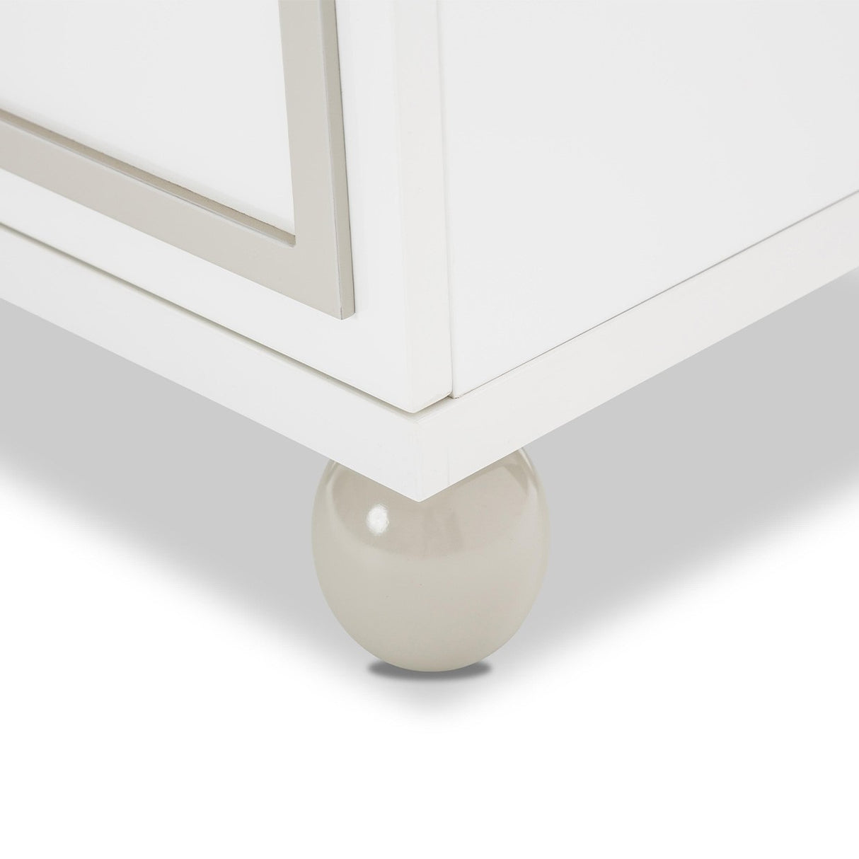 Sky Tower Cloud White Nightstand from Michael Amini - Luna Furniture
