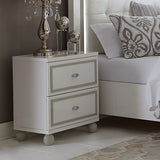 Sky Tower Cloud White Nightstand from Michael Amini - Luna Furniture