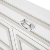 Sky Tower Cloud White Dresser With Mirror from Michael Amini - Luna Furniture