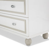 Sky Tower Cloud White 7-drawer Chest from Michael Amini - Luna Furniture