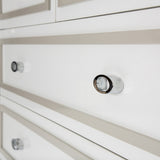 Sky Tower Cloud White 7-drawer Chest from Michael Amini - Luna Furniture