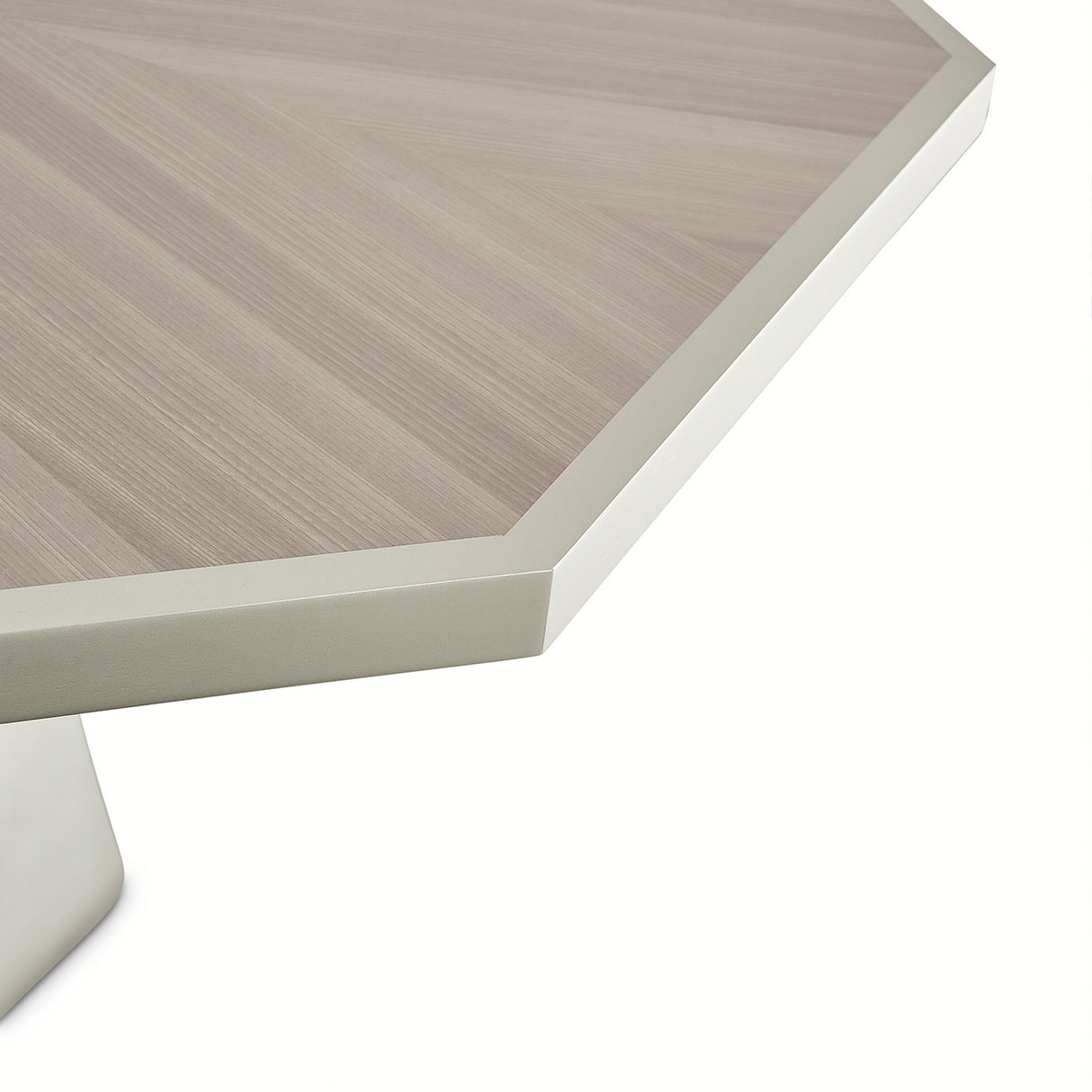 Lanterna Silver Mist Octagonal Dining Table (2 Pc) from Michael Amini - Luna Furniture