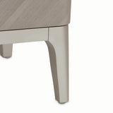 Lanterna Silver Mist Nightstand from Michael Amini - Luna Furniture