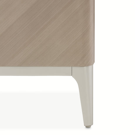 Lanterna Silver Mist Dresser With Mirror from Michael Amini - Luna Furniture