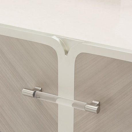 Lanterna Silver Mist Dresser from Michael Amini - Luna Furniture