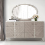 Lanterna Silver Mist Dresser from Michael Amini - Luna Furniture