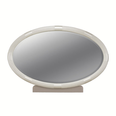Lanterna Silver Mist Dresser Mirror from Michael Amini - Luna Furniture