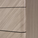 Lanterna Silver Mist Highboy Vertical Chest from Michael Amini - Luna Furniture