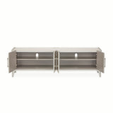 Lanterna Silver Mist Media Cabinet from Michael Amini - Luna Furniture