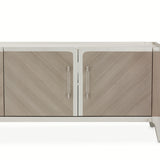 Lanterna Silver Mist Media Cabinet from Michael Amini - Luna Furniture