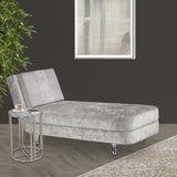Lanterna Silver Mist Chairside Table from Michael Amini - Luna Furniture