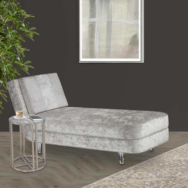 Lanterna Silver Mist Chairside Table
