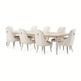 Penthouse Ash Gray Rectangular Dining Table (includes: 2 X 22 Leaves) from Michael Amini - Luna Furniture