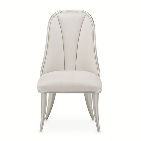 Penthouse Ash Gray Side Chair Ash Gray from Michael Amini - Luna Furniture