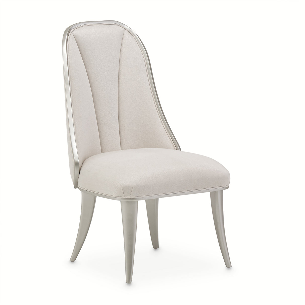 Penthouse Ash Gray Side Chair Ash Gray from Michael Amini - Luna Furniture