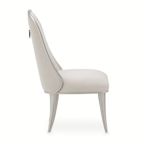 Penthouse Ash Gray Side Chair Ash Gray from Michael Amini - Luna Furniture