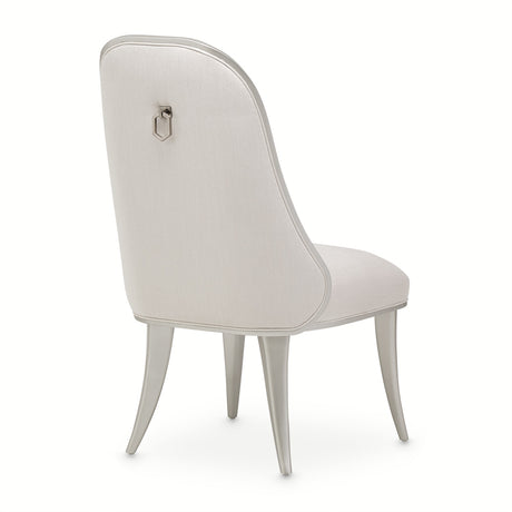 Penthouse Ash Gray Side Chair Ash Gray from Michael Amini - Luna Furniture