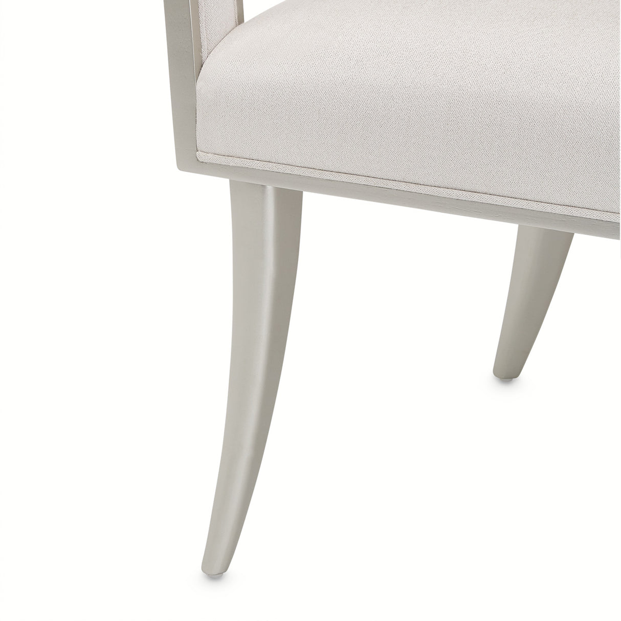 Penthouse Ash Gray Dining Arm Chair from Michael Amini - Luna Furniture