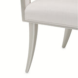 Penthouse Ash Gray Dining Arm Chair from Michael Amini - Luna Furniture