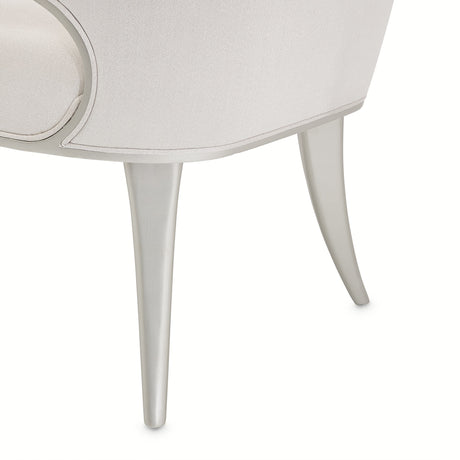 Penthouse Ash Gray Dining Arm Chair from Michael Amini - Luna Furniture